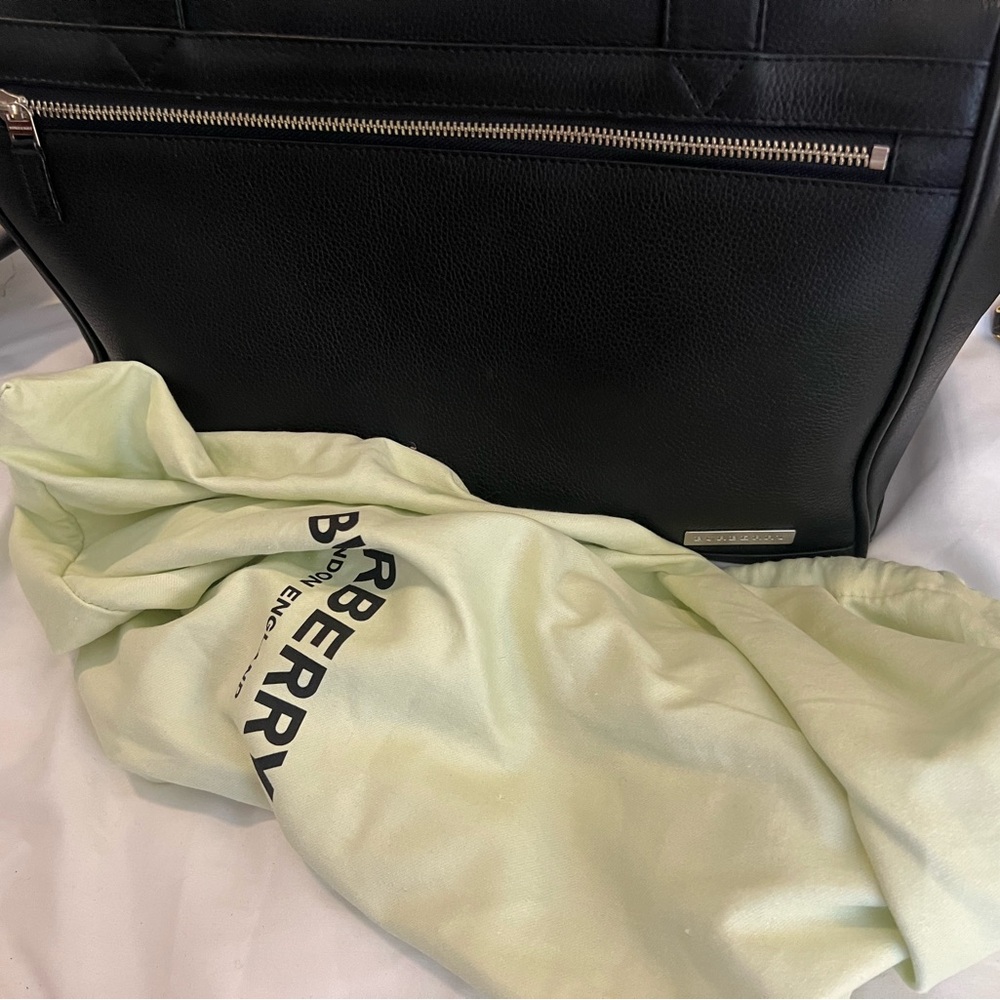 Burberry Black Leather tote